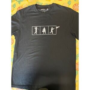 Golfcore Mens Walter Hagen Golf Swing Graphic T-Shirt M Black